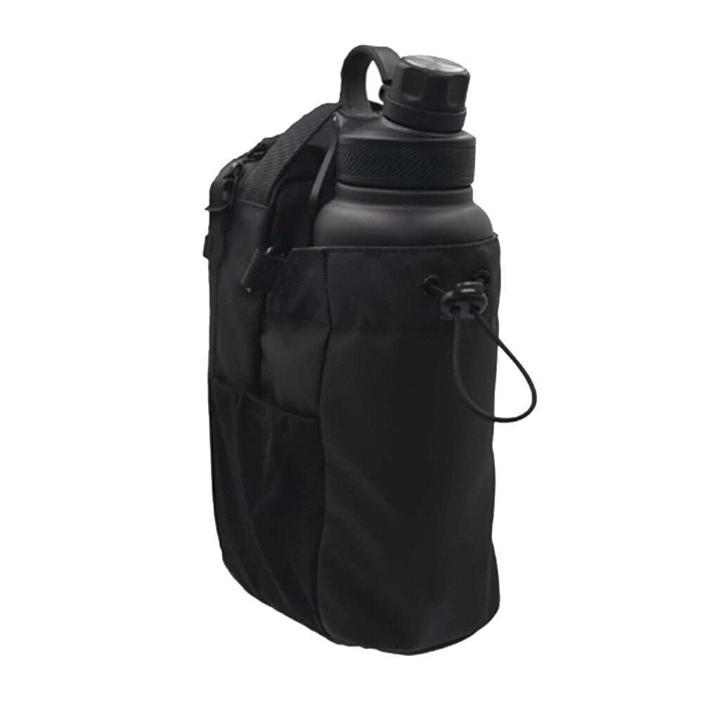 Magnetic Water Bottle Sling Bag Adjustable Crossbody Gym Bottle Bag