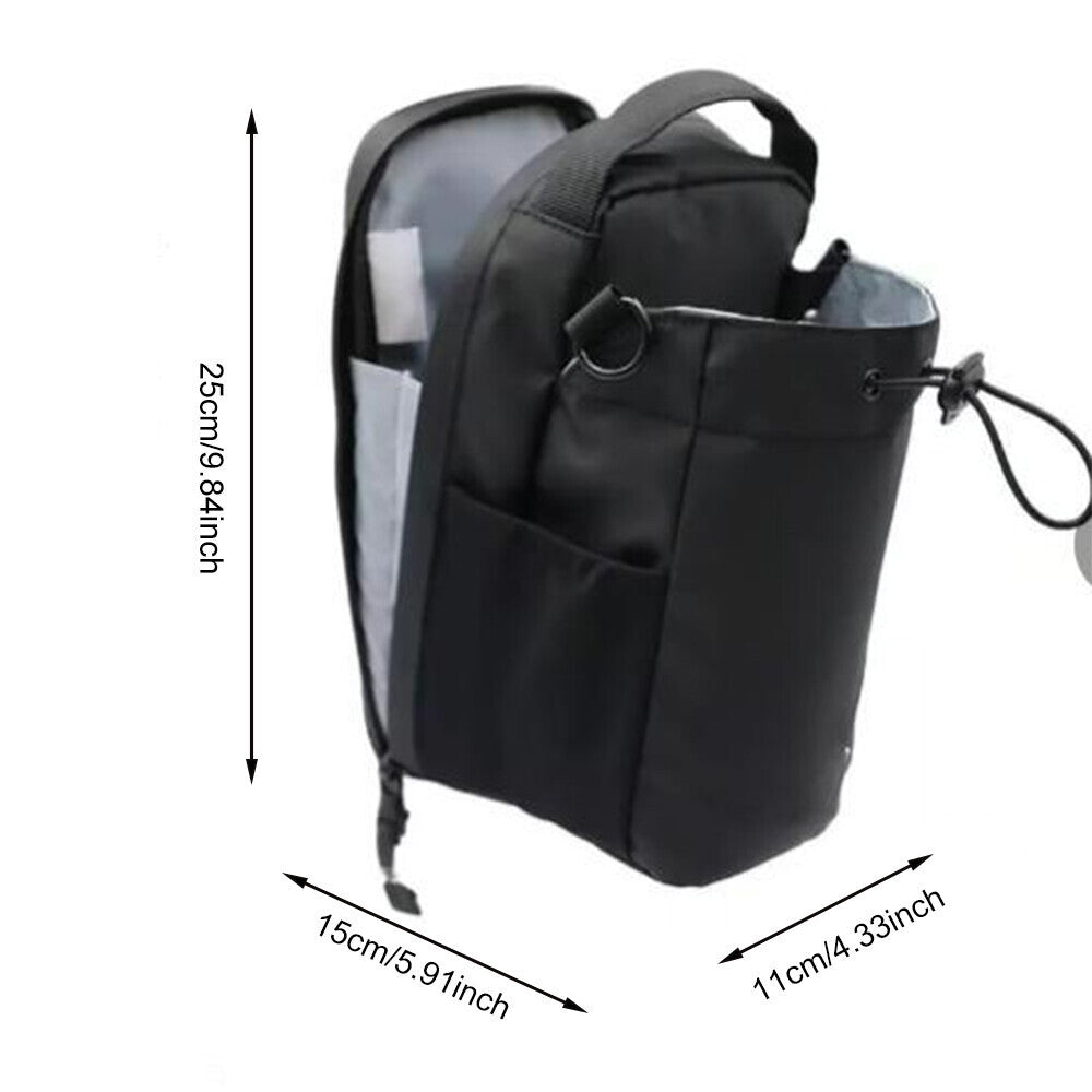 Magnetic Water Bottle Sling Bag Adjustable Crossbody Gym Bottle Bag