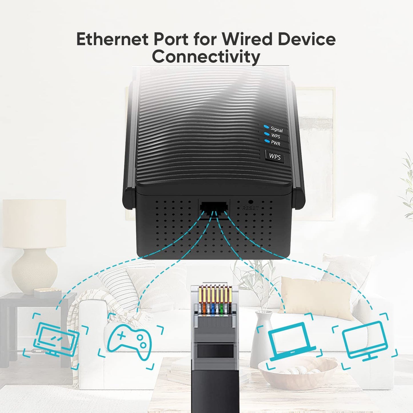 WiFi Extender Home WiFi Booster Dual-band Wireless Extension Supports Multiple Devices