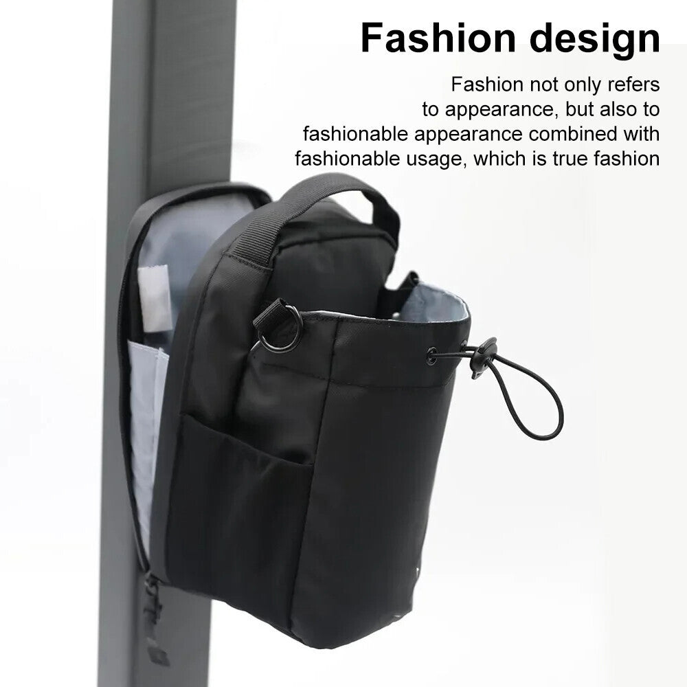 Magnetic Water Bottle Sling Bag Adjustable Crossbody Gym Bottle Bag